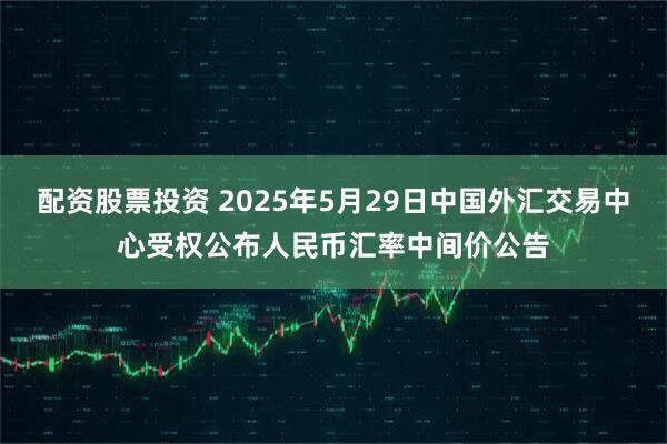 配资股票投资 2025年5月29日中国外汇交易中心受权公布人民币汇率中间价公告
